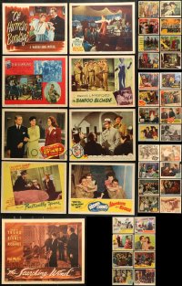 8d201 LOT OF 41 1940S LOBBY CARDS 1940s great scenes from a variety of different movies!