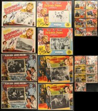 8d292 LOT OF 23 MEXICAN LOBBY CARDS 1950s-1960s great scenes from a variety of different movies!