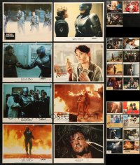 8d206 LOT OF 27 1980S LOBBY CARDS 1980s great scenes from a variety of different movies!