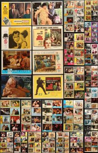 8d170 LOT OF 168 1960S LOBBY CARDS 1960s incomplete sets from a variety of different movies!