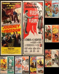 8d570 LOT OF 16 MOSTLY UNFOLDED INSERTS 1950s-1960s great images from a variety of movies!