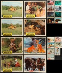 8d207 LOT OF 23 WALT DISNEY SCENE LOBBY CARDS 1950s-1960s incompelte sets from several movies!