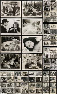 8d383 LOT OF 69 8X10 STILLS 1960s-1970s great scenes from a variety of different movies!