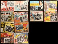 8d302 LOT OF 12 MEXICAN LOBBY CARDS 1950s-1960s great scenes from a variety of different movies!