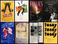 8d279 LOT OF 8 STAGE PLAY WINDOW CARDS 1980s-2000s great images from a variety of shows!