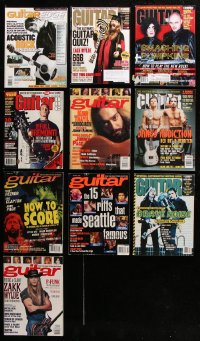 8d045 LOT OF 10 GRUNGE AND HARD ROCK GUITAR MAGAZINES 1990s filled with music images & articles!
