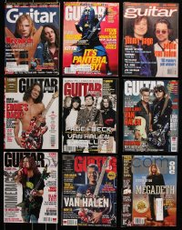8d047 LOT OF 9 1990S GUITAR MAGAZINES 1990s filled with music images & articles!