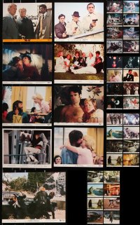 8d352 LOT OF 41 MINI LOBBY CARDS 1970s great scenes from a variety of different movies!
