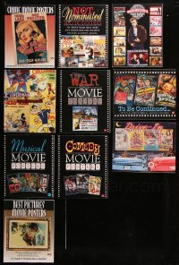 8d056 LOT OF 10 BRUCE HERSHENSON SOFTCOVER MOVIE POSTER BOOKS 1995-2004 filled with color images!