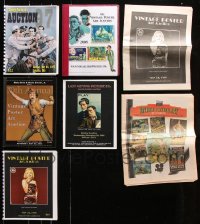 8d092 LOT OF 7 VINTAGE POSTER ART AUCTION MOVIE POSTER AUCTION CATALOGS 1990s-2000s cool!