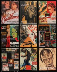 8d089 LOT OF 9 SOTHEBY'S MOVIE POSTER AUCTION CATALOGS 1990s-2000s filled with color images!