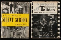 8d083 LOT OF 2 DANIEL BLUM PICTORIAL HISTORY HARDCOVER MOVIE BOOKS 1950s-1960s Silent & Talkies!
