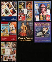 8d096 LOT OF 6 AUCTION CATALOGS AND 1 SOFTCOVER BOOK 1990s-2000s cool movie poster images!