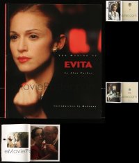 8d060 LOT OF 7 MAKING OF EVITA SOFTCOVER BOOKS 1996 Madonna as Evita Peron, illustrated in color!