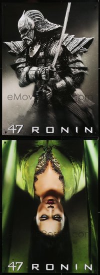 8d632 LOT OF 26 UNFOLDED 47 RONIN 24X33 SPECIAL POSTERS 2013 cool fantasy character portraits!