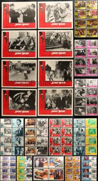 8d176 LOT OF 140 LOBBY CARDS 1960s mostly complete sets from a variety of different movies!