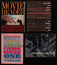 8d069 LOT OF 4 SOFTCOVER BOOKS 1960s-1980s Movie Reader, Exploring the Film, Museum of Modern Art!