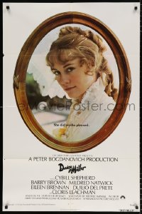 8f264 DAISY MILLER int'l 1sh 1974 Peter Bogdanovich directed, Cybill Shepherd portrait!