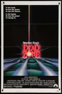 8f283 DEAD ZONE 1sh 1983 David Cronenberg, Stephen King, he has the power to see the future!