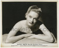 8g089 ALEXIS SMITH 8x10.25 still 1940s beautiful Warner Bros. studio portrait in strapless gown!