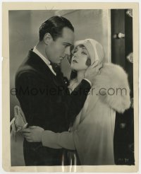 8g090 ALIAS JIMMY VALENTINE 8x10 still 1928 romantic close up of Leila Hyams & William Haines!