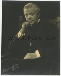 8g192 CHARLES CLARY deluxe 7.25x9.5 still 1910s portrait as priest by Photoplayers Studio of L.A.!