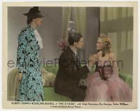 8g007 CITADEL color 8x10 still 1938 blonde woman glares at Robert Donat, who raises his hand at her!