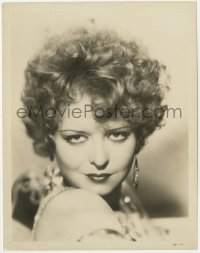 8g208 CLARA BOW 8x10.25 still 1930s wonderful close portrait of The It Girl likely from Hoopla!