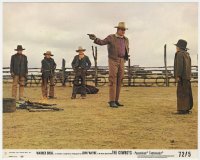 8g010 COWBOYS 8x10 mini LC #3 1972 big John Wayne instructs young boys to become real men!