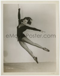 8g230 CYD CHARISSE 8x10.25 still 1947 the beautiful dancer in mid air, The Unfinished Dance!