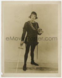 8g237 DAY DREAMS 8x10.25 still 1922 Buster Keaton in costume as Shakespeare's Hamlet, ultra rare!