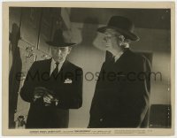 8g244 DEAD RECKONING 8x10.25 still 1947 moody scene with Humphrey Bogart & Wallace Ford in morgue!