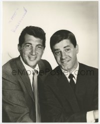 8g245 DEAN MARTIN/JERRY LEWIS deluxe 7.5x9.5 still 1956 unretouched proof of the top comedy duo!