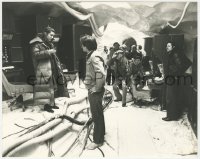 8g066 EMPIRE STRIKES BACK 8x10 contact enlargement 1980 Carrie Fisher & Harrison Ford candid on set!