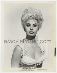 8g397 HELLER IN PINK TIGHTS 8x10.25 still 1960 best portrait of sexy Sophia Loren with blonde hair!
