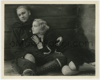 8g403 HIGH VOLTAGE 8x10 still 1929 Carole Lombard & William Boyd are weary from cold & hunger!