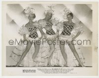 8g404 HIT PARADE OF 1947 8x10.25 still 1947 three sexy chorus girls showing their lovely legs!