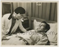 8g439 I TAKE THIS WOMAN 8x10 key book still 1931 Carole Lombard visits Gary Cooper layingin bed!