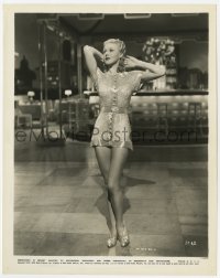 8g445 IN PERSON 8x10.25 still 1937 full-length portrait of sexy Ginger Rogers showing her legs!