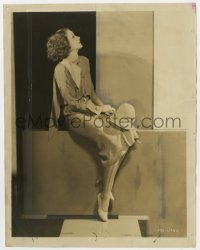 8g449 INSPIRATION 8x10 still 1931 carefree Greta Garbo modeling sports clothes!