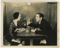 8g453 IS EVERYBODY HAPPY 8x10 still 1929 Ted Lewis feeds date Alice Day some of his dinner!