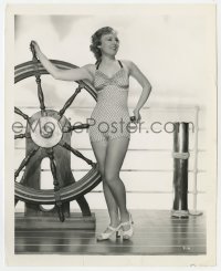8g569 MADGE EVANS 8x10 still 1937 she devotes time & money to her perfect figure, by Ted Allan!