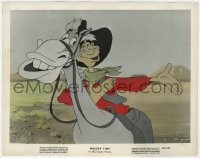 8g022 MELODY TIME color 8x10.25 still 1948 Disney cartoon, Pecos Bill singing with his horse!