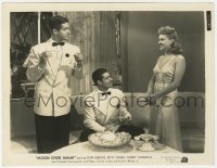 8g630 MOON OVER MIAMI 8x10.25 still 1941 Betty Grable with Don Ameche & Bob Cummings in tuxedos!