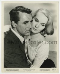 8g666 NORTH BY NORTHWEST 8x10 still R1966 best portrait of Cary Grant & Eva Marie Saint, Hitchcock!