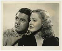 8g685 ONLY ANGELS HAVE WINGS 8.25x10 still 1939 Cary Grant & Jean Arthur c/u by Whitey Schafer!
