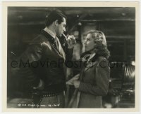 8g686 ONLY ANGELS HAVE WINGS 8x10 key book still 1939 Jean Arthur lights Cary Grant's cigarette!