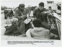 8g692 OUTSIDERS candid 7.25x9.5 still 1982 Coppola talks to young Matt Dillon & guys in convertible!