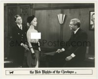 8g748 RED NIGHTS OF THE GESTAPO 8x10 still 1977 naked woman helps in plot to assassinate Hitler!