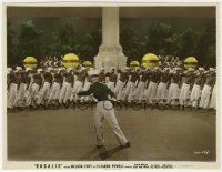 8g024 ROSALIE color 7.5x9.75 still 1937 Eleanor Powell in uniform dancing with West Point cadets!